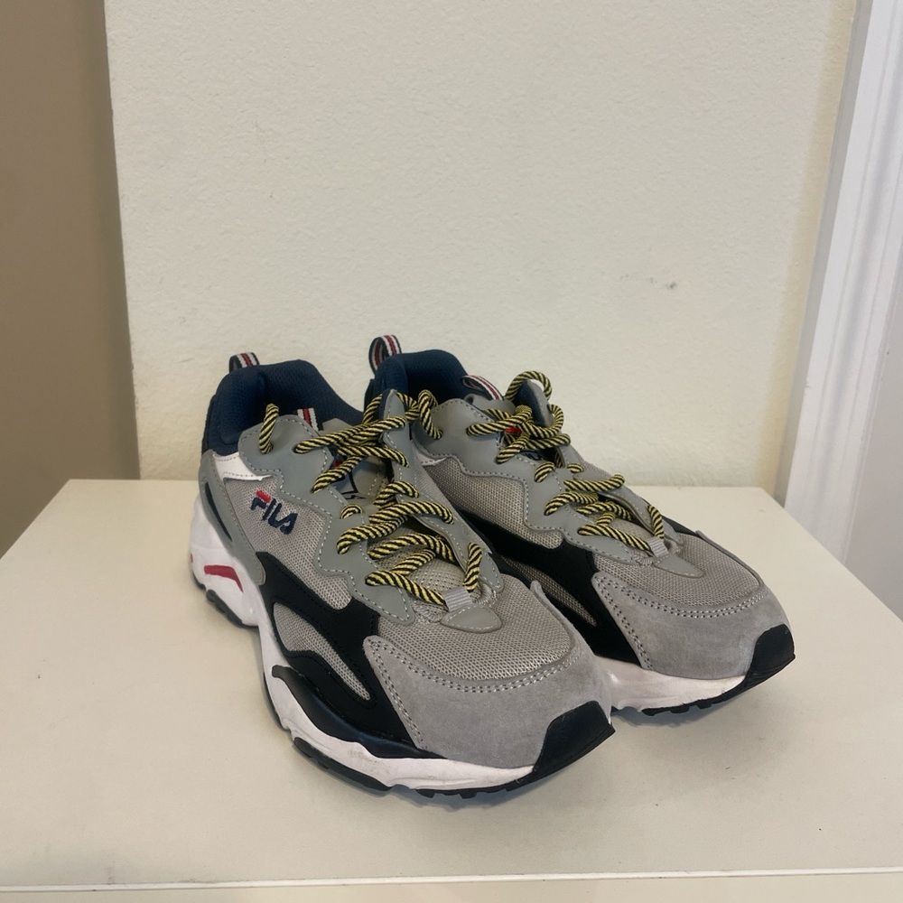 Fila Black and White Athletic Shoes